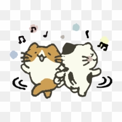 Cute Cat Dance Png Emoji