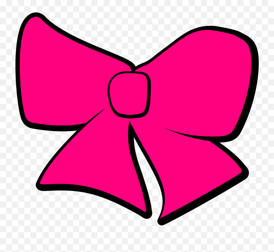 Bow Ribbon Pink Red Decoration - Hair Bows Clipart Emoji,Breast Cancer Ribbon Emoji