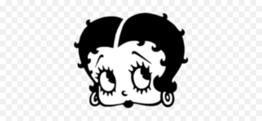 Black Betty Boop Clipart Pack - Betty Boop Face Transparent Emoji,Pervy Emoji