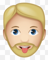 Emoji - Cartoon,Beard Emoji