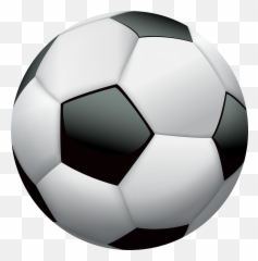 Soccer Emoji Clipart - Ball Png