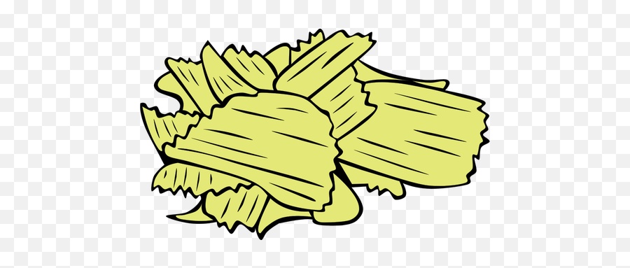 Potato Chips Vector Drawing - Potato Chips Clip Art Emoji,Emoji Lunch Bag
