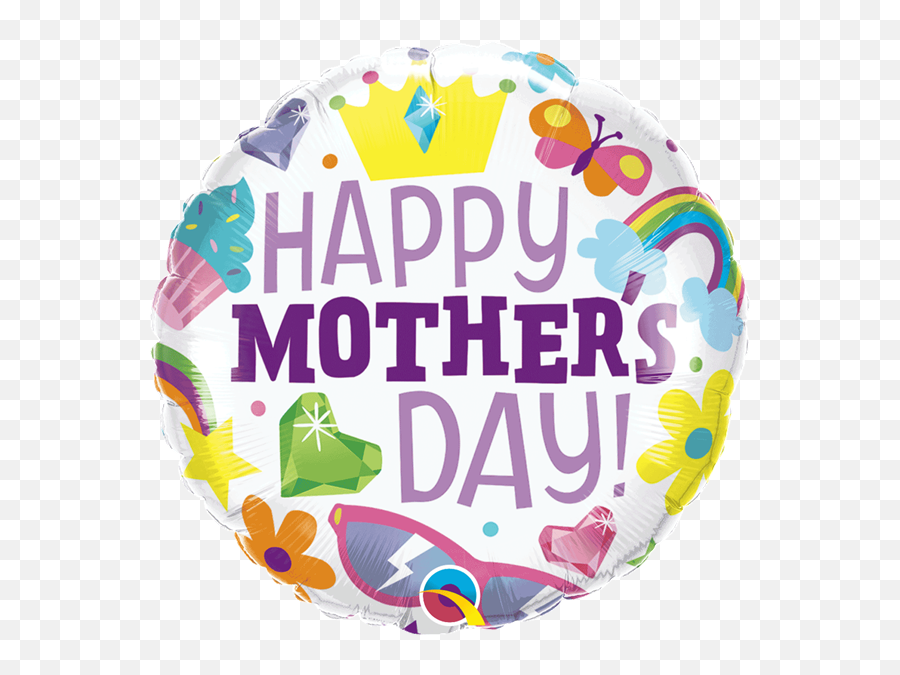 New Happy Mothers Day Foil Balloon - Clip Art Emoji,Happy Mother's Day Emoji