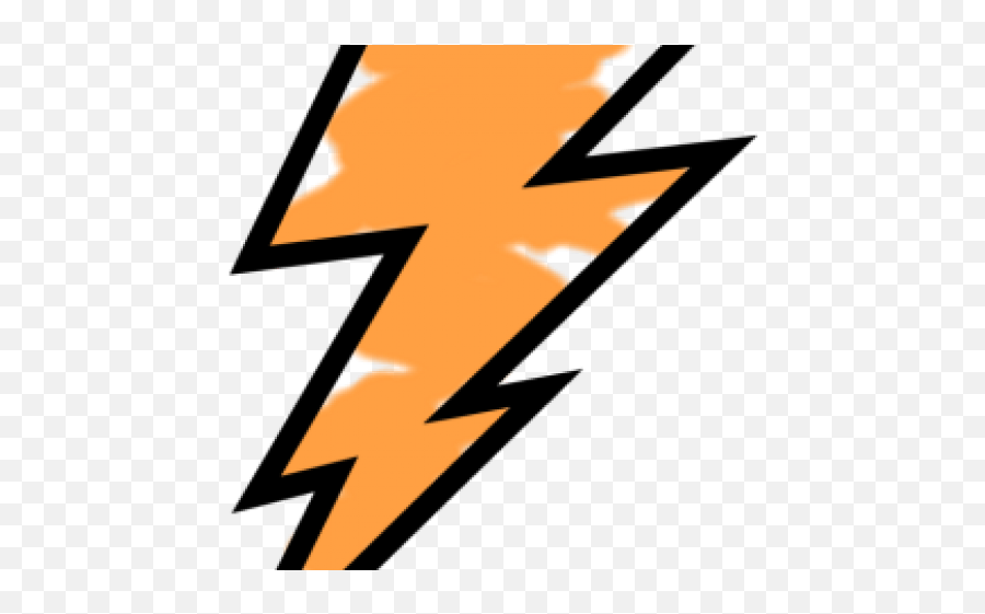 Lightening Clipart Orange - Transparent Blue Lightning Bolt Emoji,Lightning Emoji