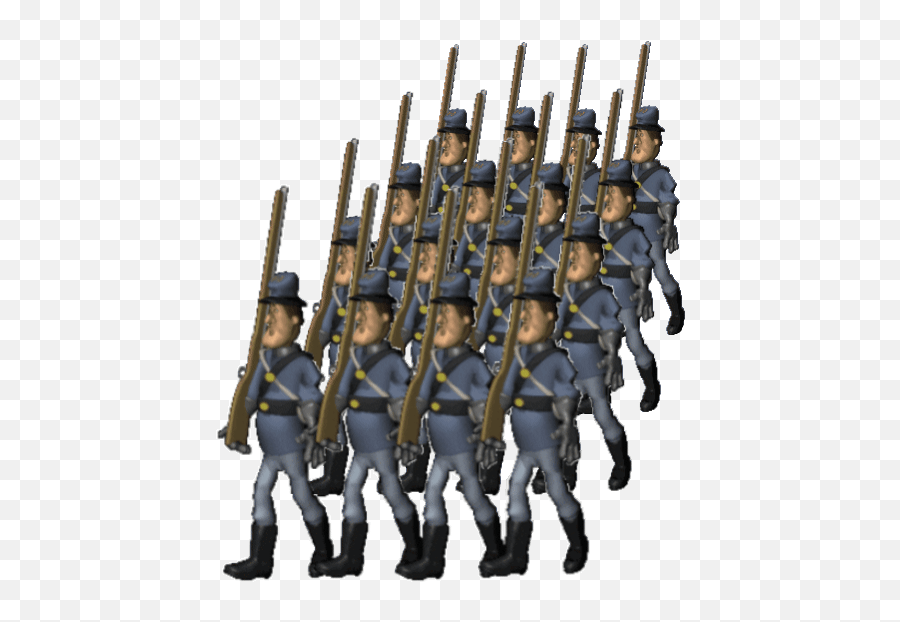 Top Peoples Army Stickers For Android Ios - Transparent Soldiers Marching Gif Emoji,Army Emoji