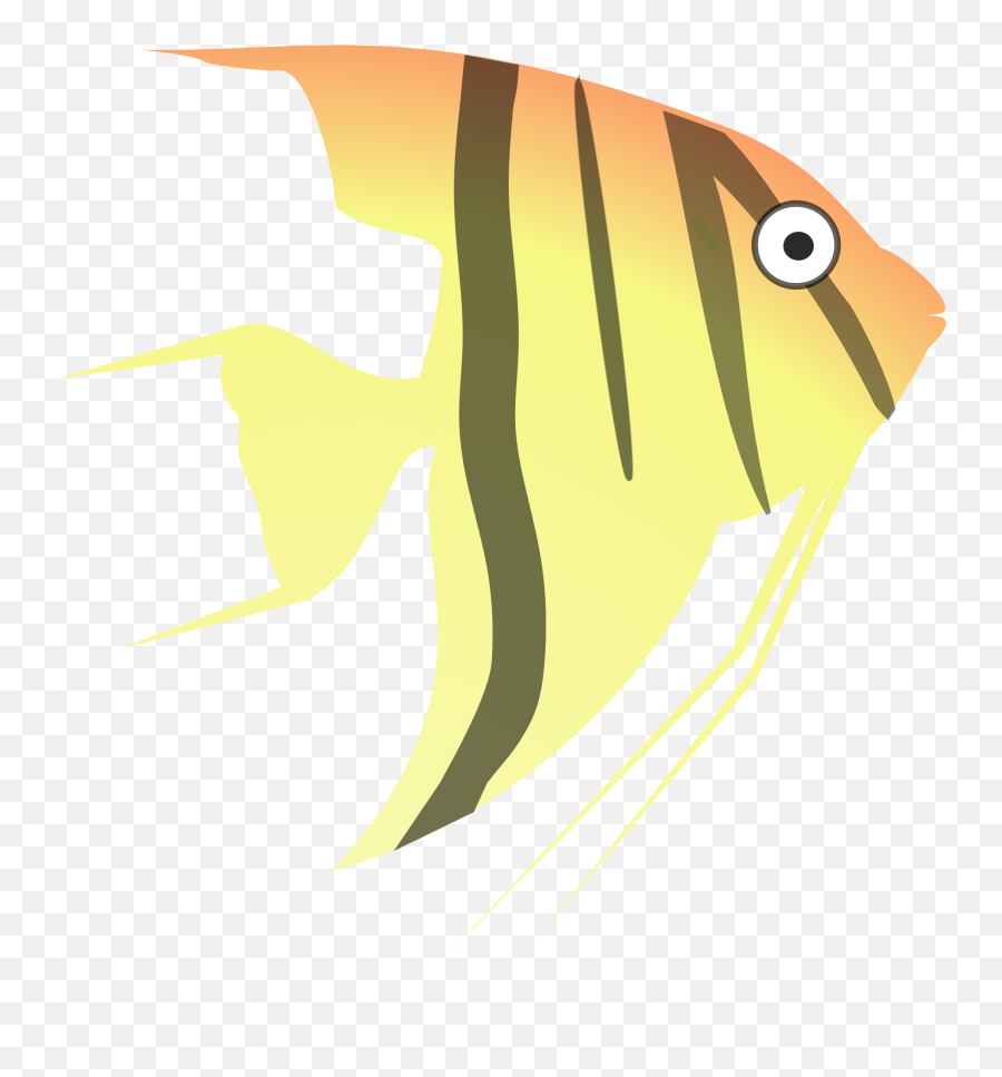 Cartoon Angelfish Vector Clipart Image - Angelfish Clipart Transparent Background Emoji,Emojis For Instagram Bio