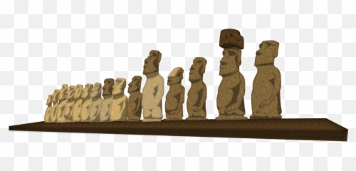 Easter Island Statues Stone Tourism - Figurine Emoji