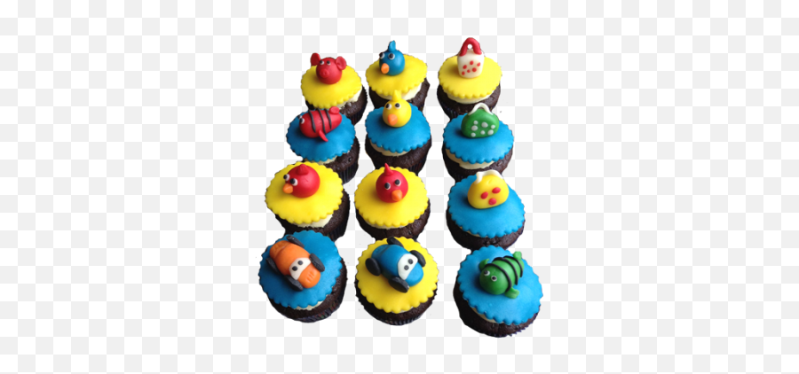 Fondant Cupcakes - Cupcake Emoji,Emoji Cupcake Designs