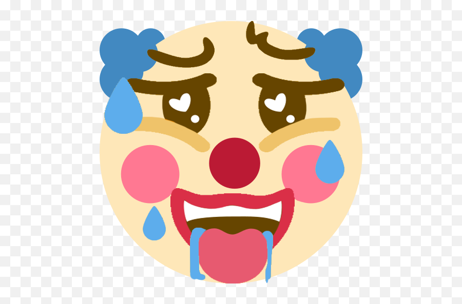 One Time I Made A Ahegao Clown Emoji For A Discord Server Cursed Emojis Clo...