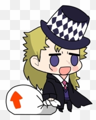 Padoruspeedwagon - Padoru Jojo Emoji,Fedora Emoji