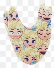 Elsa Emoji Zlipperz - Cartoon,Two Girls Emoji