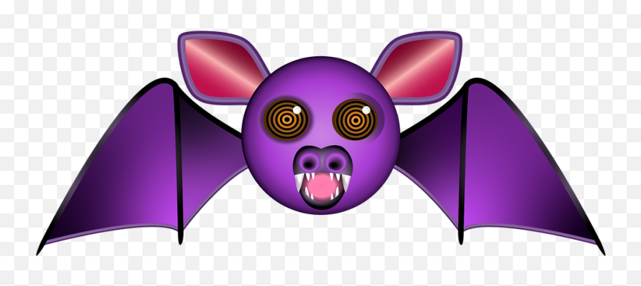 Grafic Bat Smiley Halloween - Cartoon Emoji,Ar Emoji