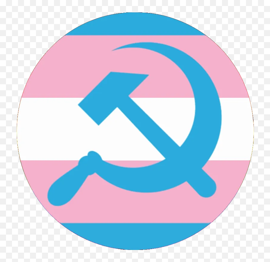 Trans Flag - Trans Hammer And Sickle Emoji,Transgender Flag Emoji