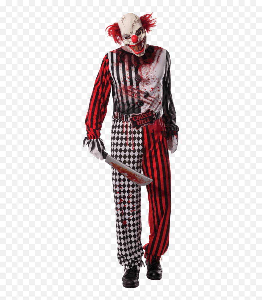 Creepy Clown Face Transparent Png - Scary Clown Costumes Emoji,Scary Clown Emoji
