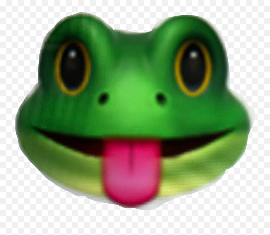 Frog Emoji Tongue Freetoedit - Toad,Frog Emoji Png