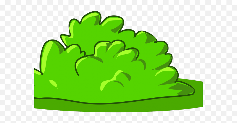 Bushes Clipart Svg - Cartoon Bush Transparent Background Emoji,Shrub Emoji