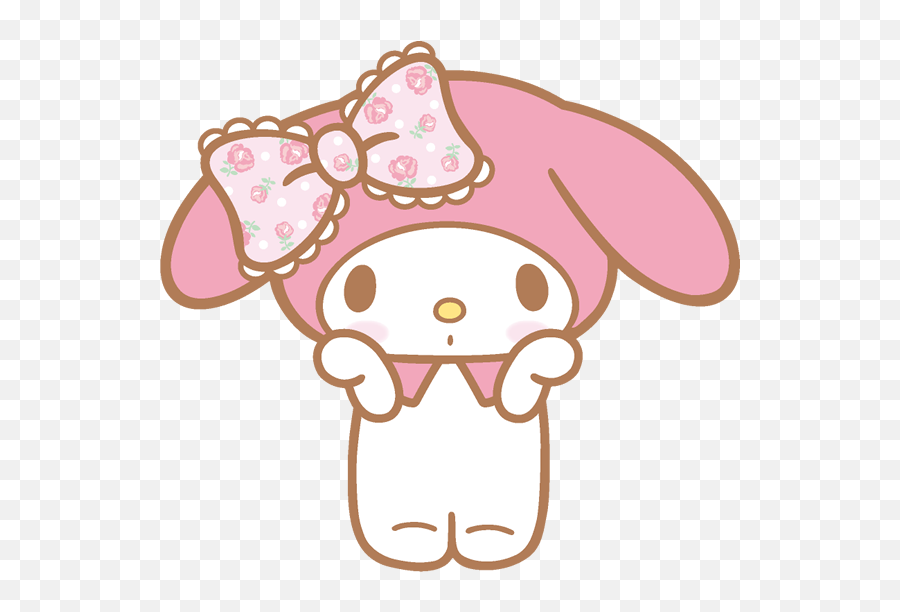Blippo - My Melody Png Emoji,Sheepish Grin Emoji