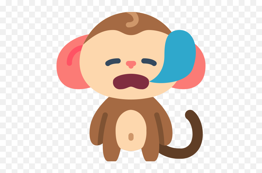 Monkey - Free Animals Icons Cartoon Emoji,Monkeys Emoji