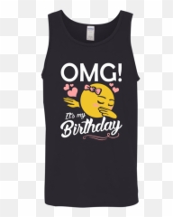 OMG Itu0027s My Birthday Emoji Dabbing MenWomen Tank top u2013 TeeEver - Active