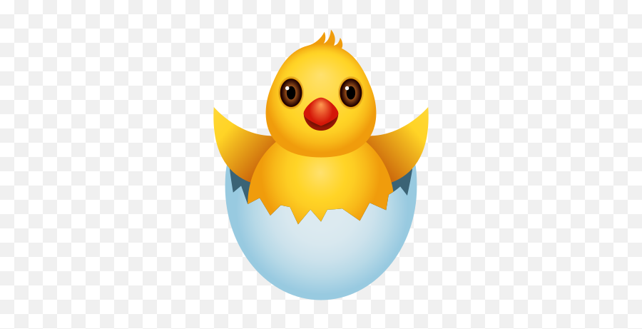 Hatching Chick Icon - Free Download Png And Vector Duck Emoji,Duck Emoji On Iphone