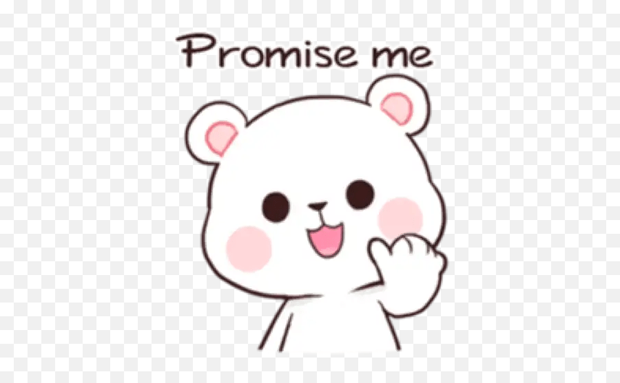Dr - Milk And Mocha Promise Me Emoji,Pinky Promise Emoji