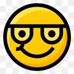 Multicolor Nerd Png Icons And Graphics - Emoji Silhouette