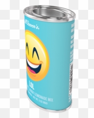 Emoji Lemonade - LOL You Make Me Laugh 3oz Oval Tin Cylinder