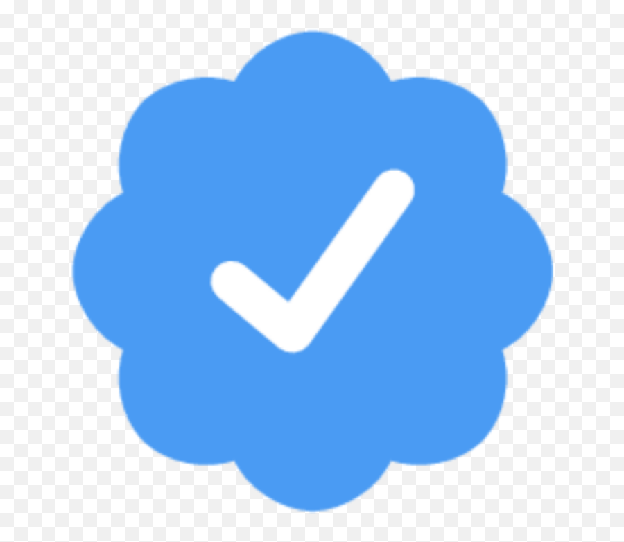 Twitter Verified Logo Sticker - Twitter Verified Emoji,Verified Twitter Emoji