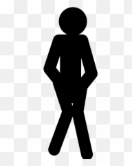 Toilet Urge Stick Figure - Illustration Emoji