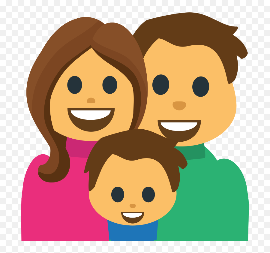 Emojione1 1f46a - Family Man Woman Girl Girl Emoji,Distorted Laughing Emoji