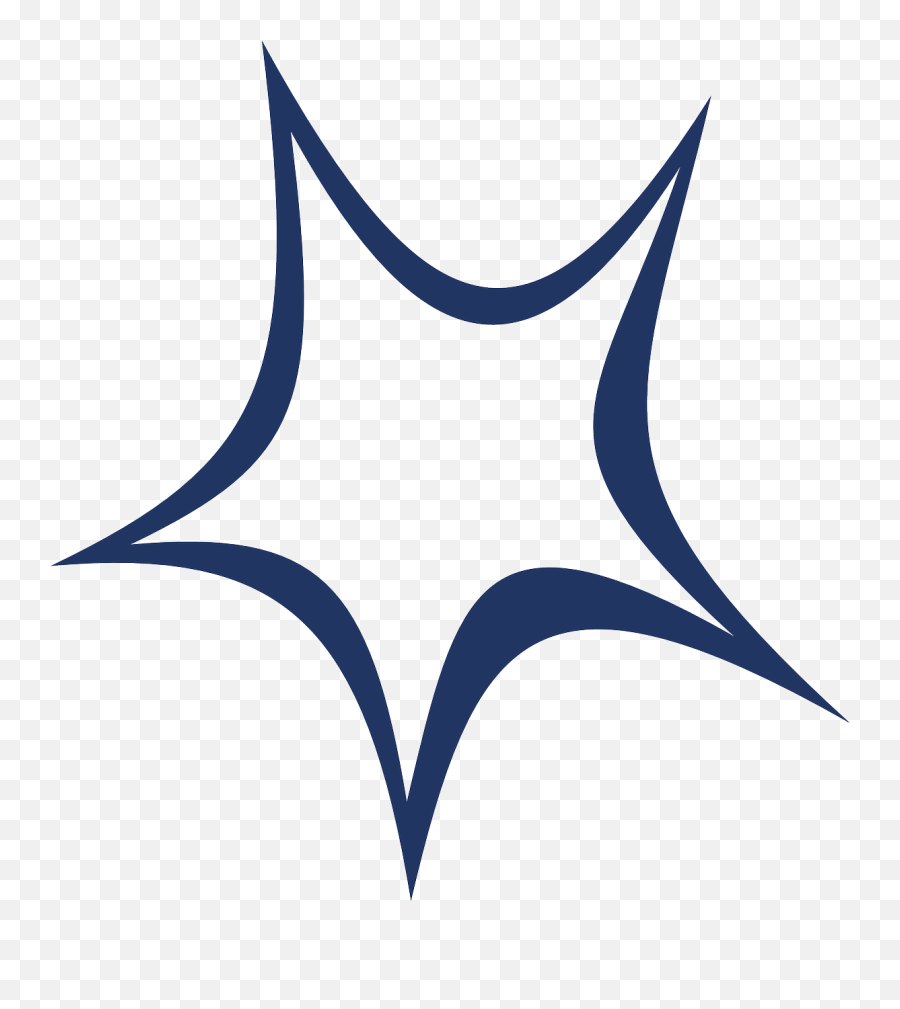 Star Blue Splash Bang Snapper - Stylized Star Emoji,Sparkling Star Emoji