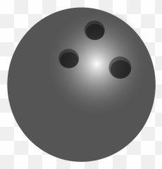 Bowling Ball Black Recreation Strike - Clip Art Emoji