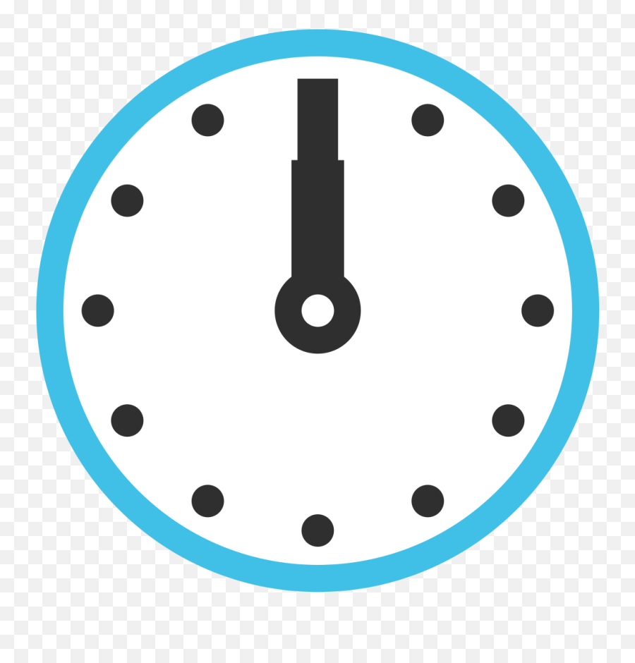 Emoji U1f55b - Transparent Background Clock Icon Png,Clock Emoji