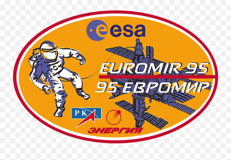 Euromir 95 Mission Patch - European Space Agency Emoji,Emoji Level 95