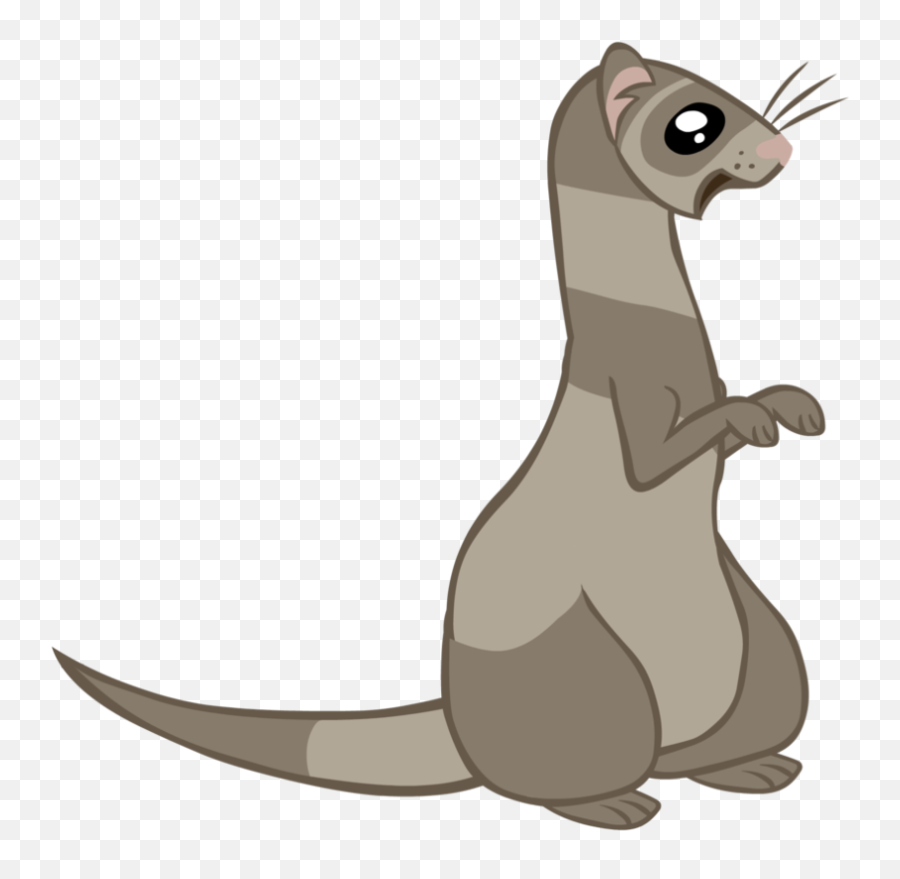 Drawing Raccoon Weasel Transparent - My Little Pony Otter Emoji,Weasel Emoji