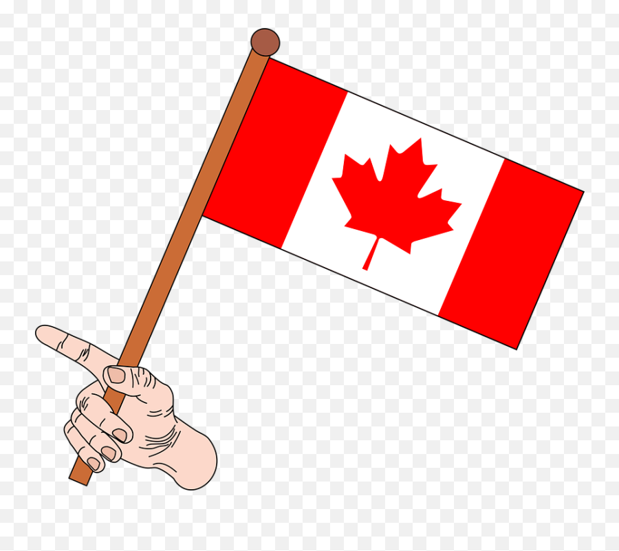 Free Canada Flag Vectors - Transparent Cartoon Canada Flag Emoji,Bisexual Flag Emoji