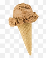 Ice Cream Cone Sundae - Transparent Background Png Emoji