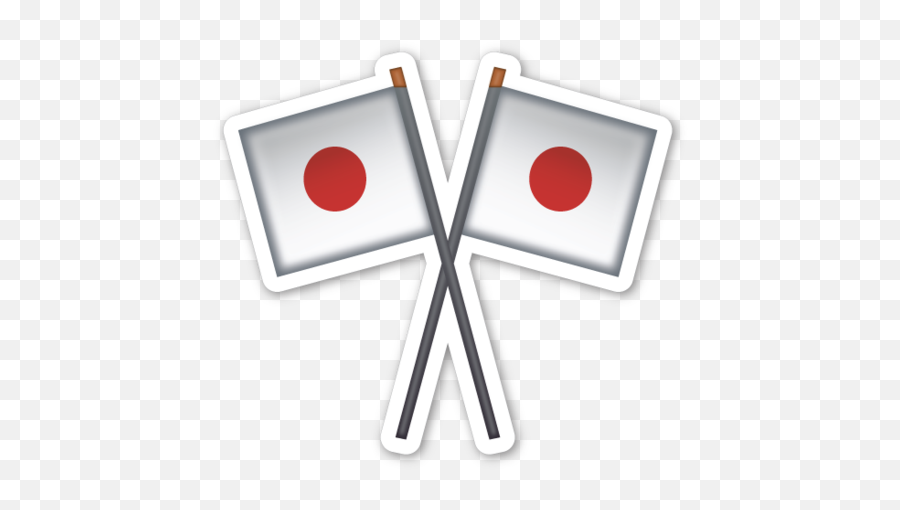 Cross Flag Emoji Stickers Emoji - Traffic Sign,Cross Emoji For Iphone