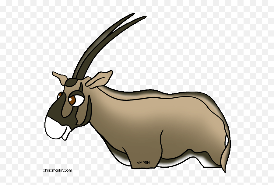 Antelope Clipart Oryx - Oryx Clipart Png Download Full Goat Emoji,Goat Emoji Iphone