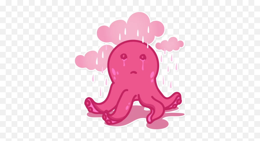 Octopus Emoji Stickers By Mohamed Taoufik - Illustration,Dragon Emoji Iphone
