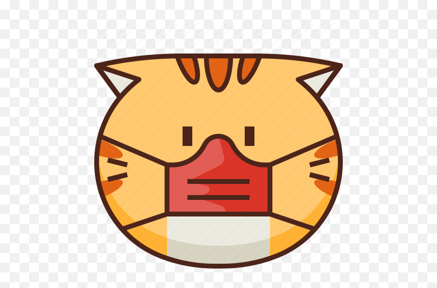 Cute Cat Emoticon Mask Emoji Avatar Smileys Icon - Download On Iconfinder Icon,Cat Emoticons