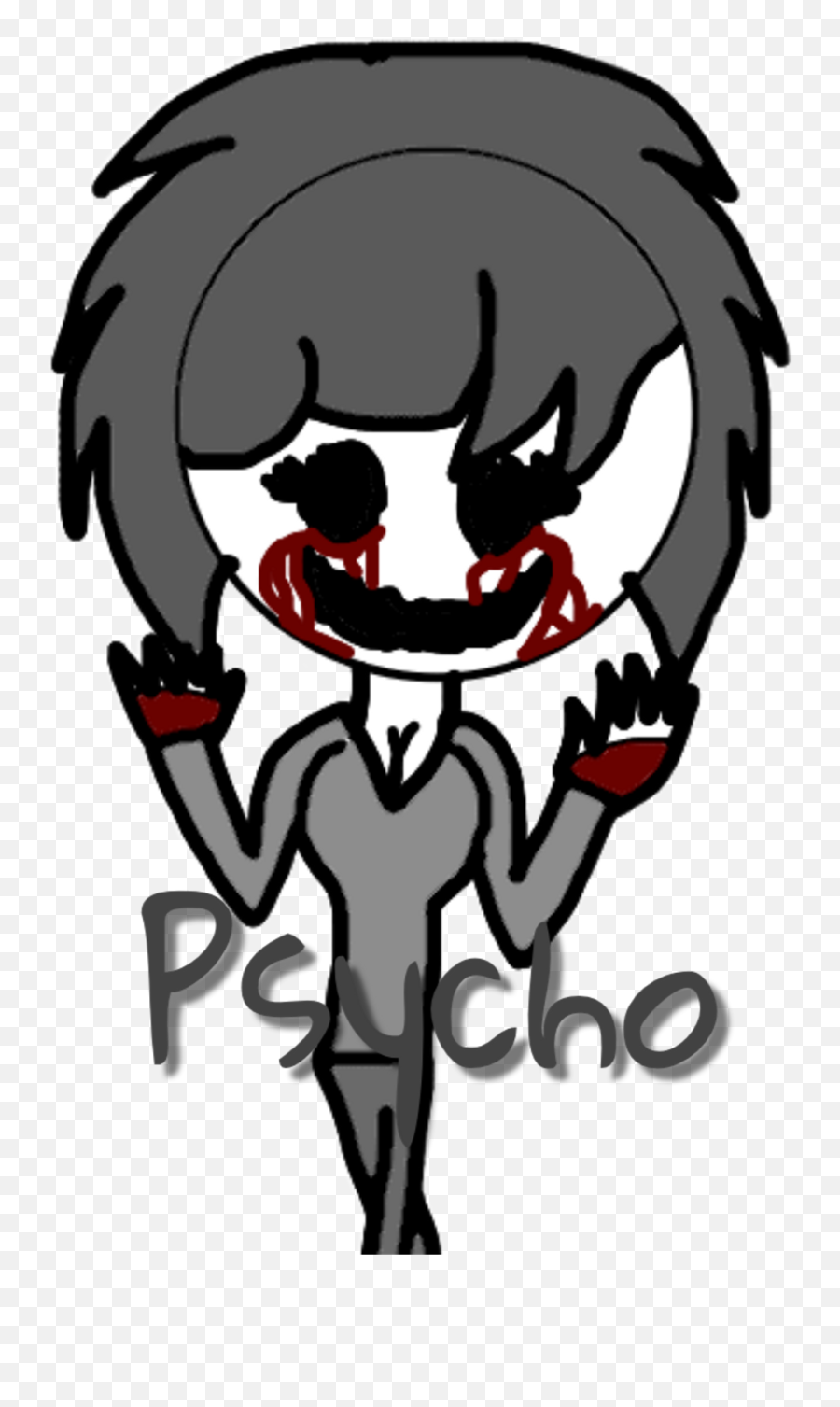 Psycho Sticker Clipart - Sticker Psycho Emoji,Psycho Emoji