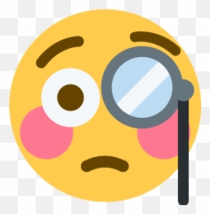 flushedMonocle - Discord Emoji Happy