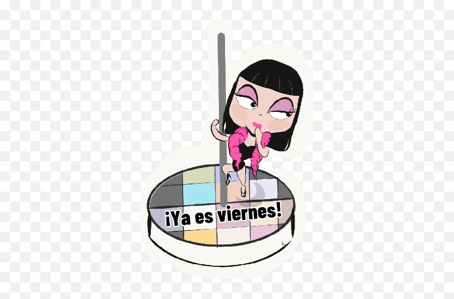 Anitas World - Girly Emoji,Pole Dancer Emoji