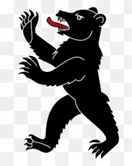 Free Black Bear Bear Illustrations - Standing Bear Clip Art Emoji,Paw Print Emoji