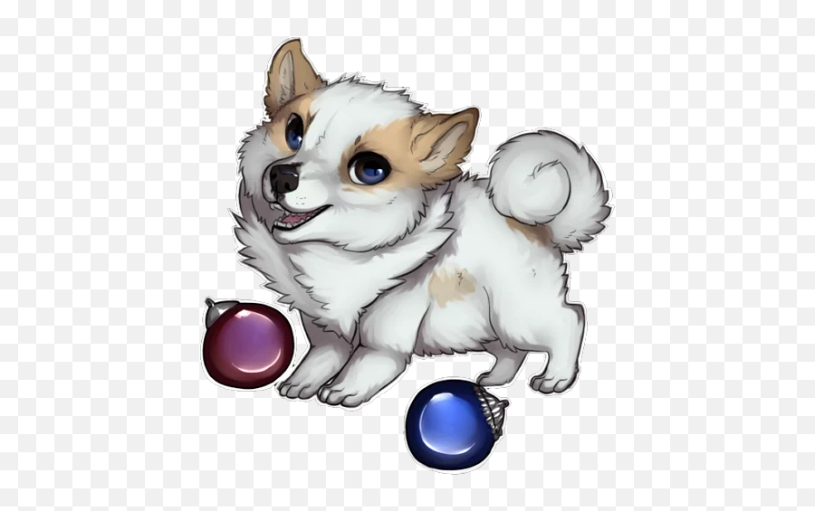Pomeranians Stickers For Telegram - Northern Breed Group Emoji,Pomeranian Emoji