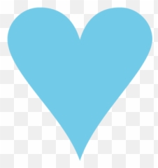 Free Blue Heart Transparent Download - Sky Blue Heart Clipart Emoji,Colored Heart Emoji