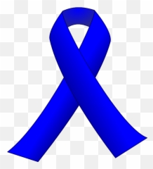 Blue Ribbon Vector Clip Art - Awareness Clipart Emoji