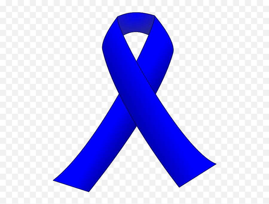 Blue Ribbon Vector Clip Art - Blue Awareness Ribbon Clipart Emoji,Breast Cancer Ribbon Emoji