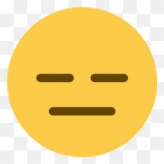 Emoji Emoticon Face Expression - Expressionless Discord